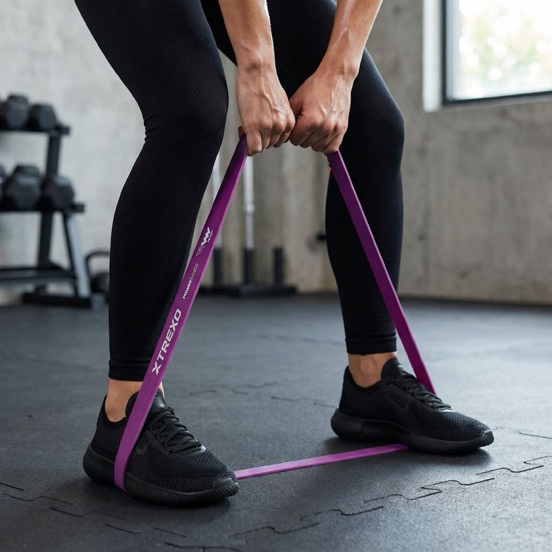 Рехабилитационна лента XTREXO TXO-B4Z070-VT 5-9 kg purple 3