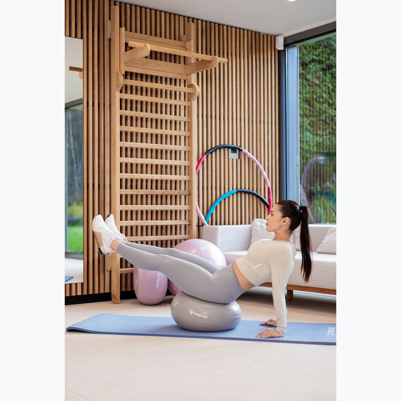 Гимнастическа топка XTREXO Donut TXO-B4Z073-GY 50 cm grey 3