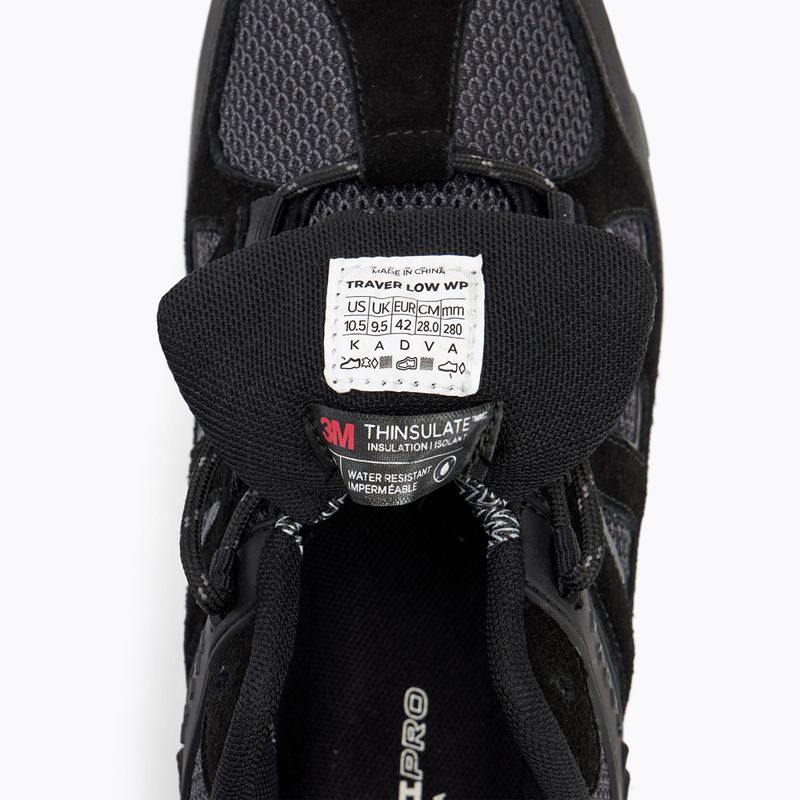 Мъжки туристически обувки KADVA Traver Low WaterProof черен 12
