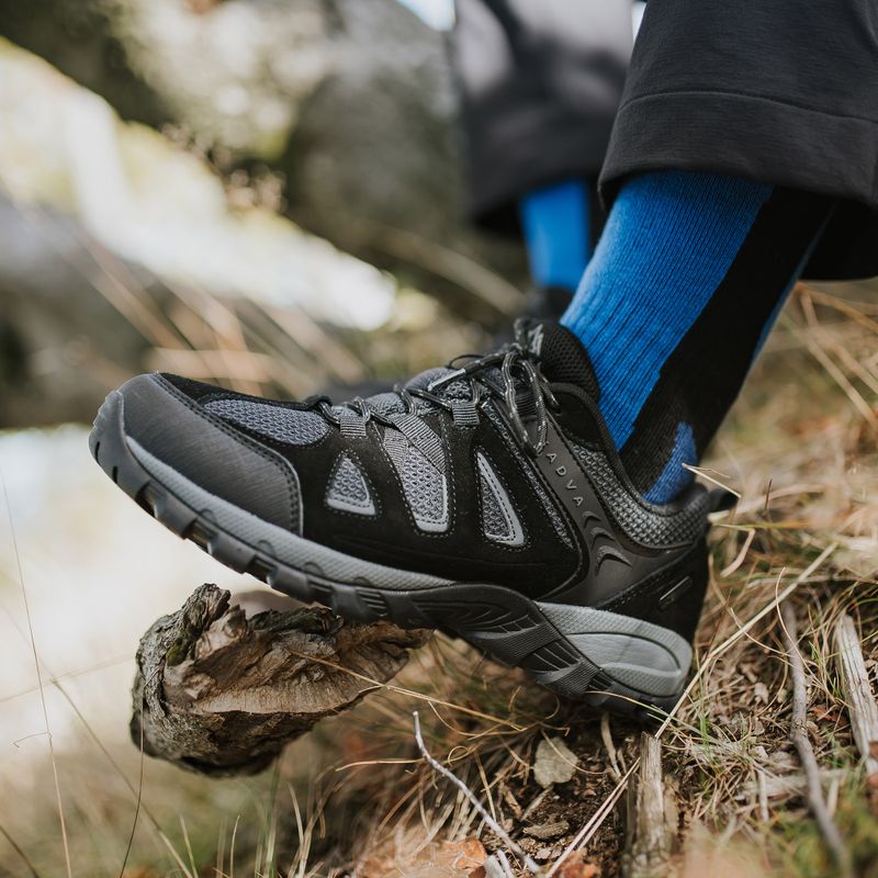 Мъжки туристически обувки KADVA Traver Low WaterProof черен 14