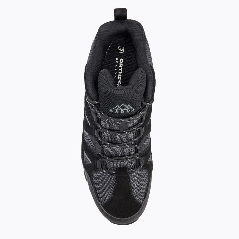 Мъжки туристически обувки KADVA Traver Mid WaterProof черен 6