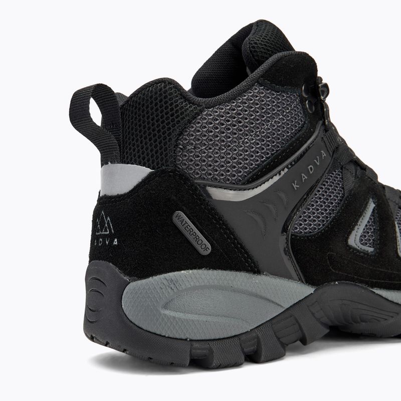 Мъжки туристически обувки KADVA Traver Mid WaterProof черен 9