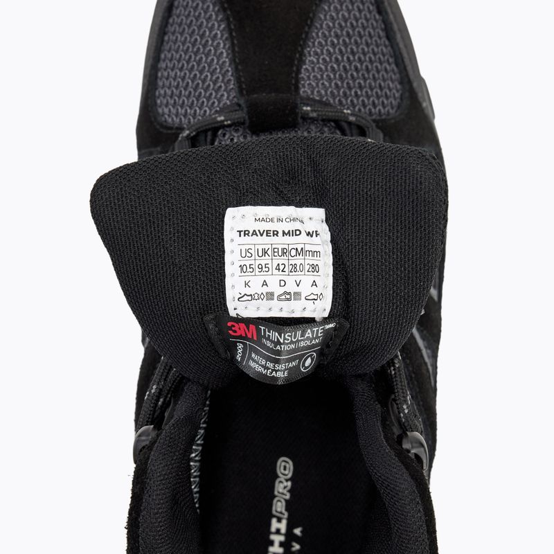 Мъжки туристически обувки KADVA Traver Mid WaterProof черен 11