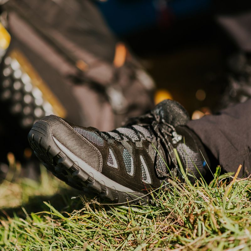Мъжки туристически обувки KADVA Traver Mid WaterProof черен 15