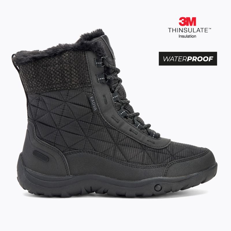 Дамски апрески KADVA Rava Mid WaterProof 3M Thinsulate черен 2