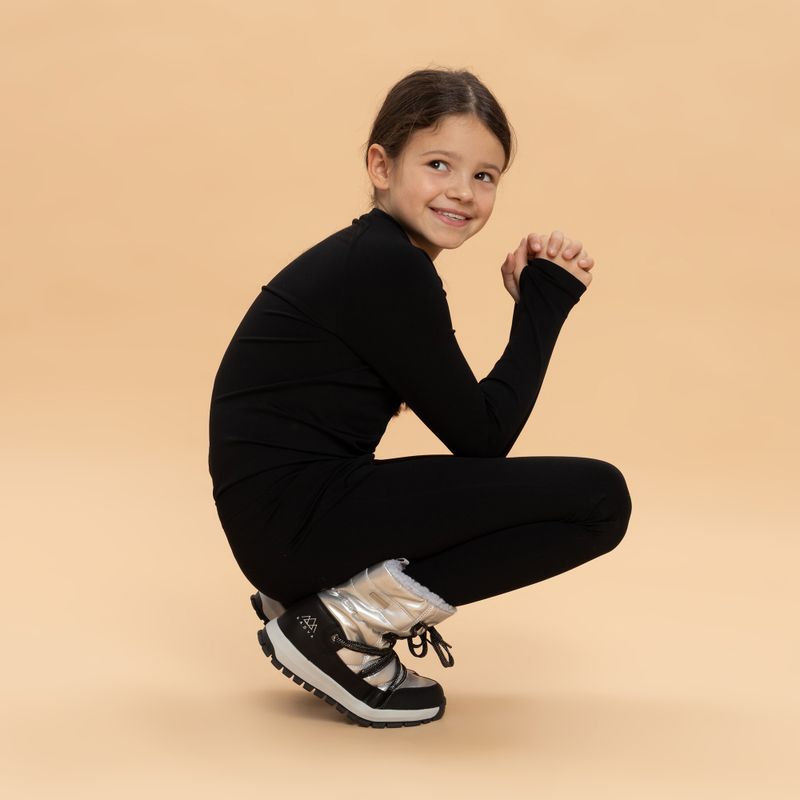 Детски апрески KADVA Haven WaterProof Jrg 3M Thinsulate сребрист 5
