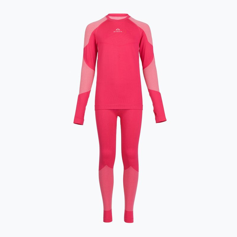 Детски комплект термоактивно бельо KADVA Frosty Jrg Set безшевен розов 8