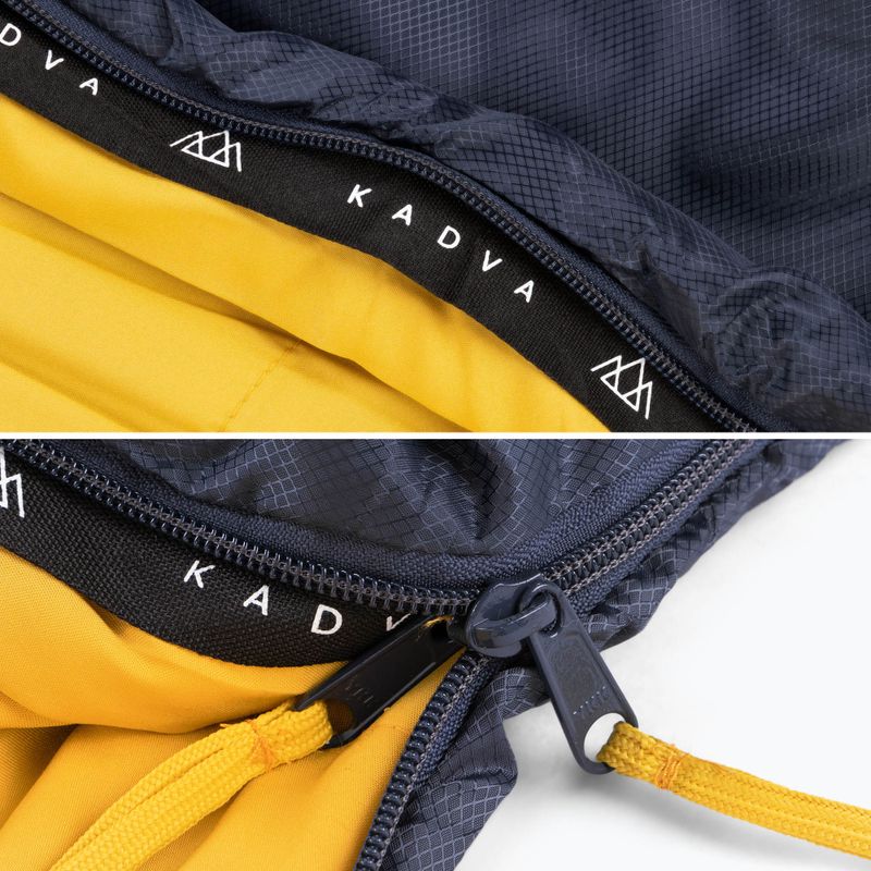 Спален чувал KADVA Light 800 R, десен тъмносин 10