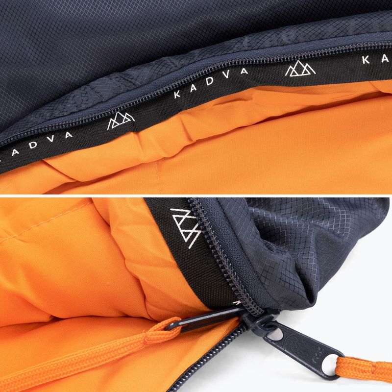 Спален чувал KADVA Light 1000 R, десен тъмносин 7