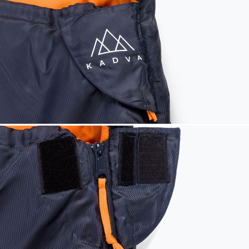 Спален чувал KADVA Light 1000 L, ляв сив 11