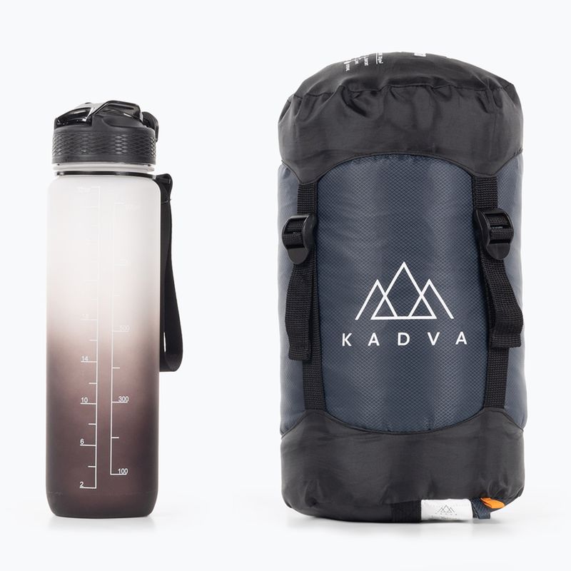 Спален чувал KADVA Light 1000 L, ляв сив 22