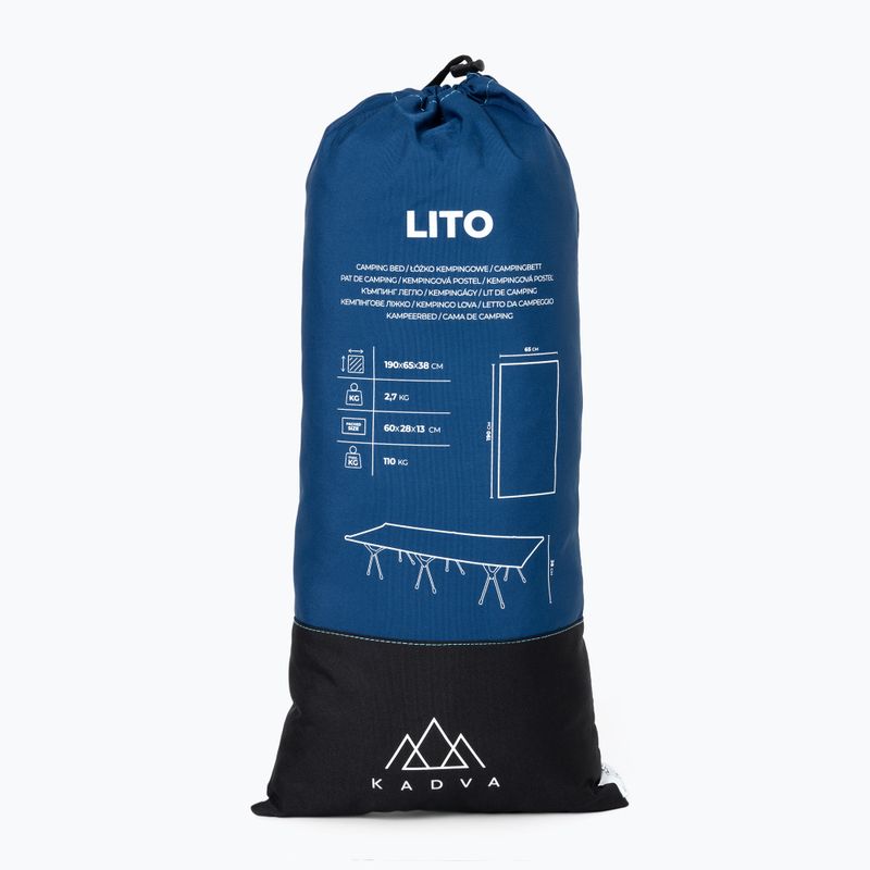 Туристическо легло KADVA Lito ultralight blue 9