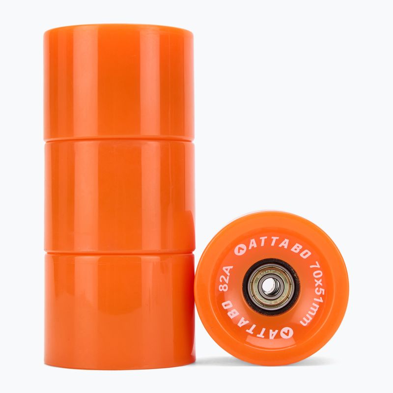 Колела за лонгборд ATTABO 70x51 mm 4 бр. orange 2