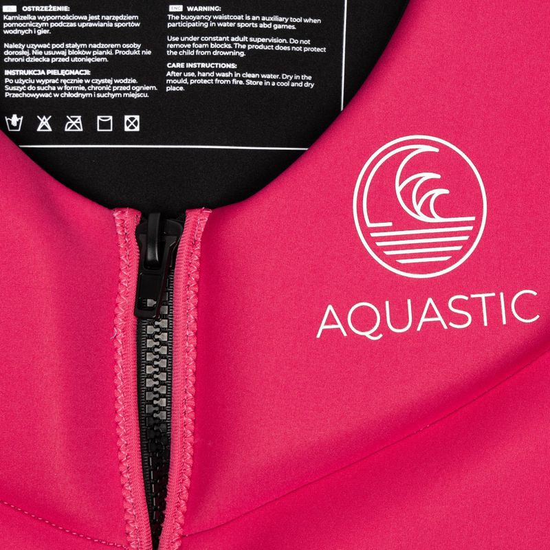 Дамска предпазна жилетка AQUASTIC AQS-LVW розова 10
