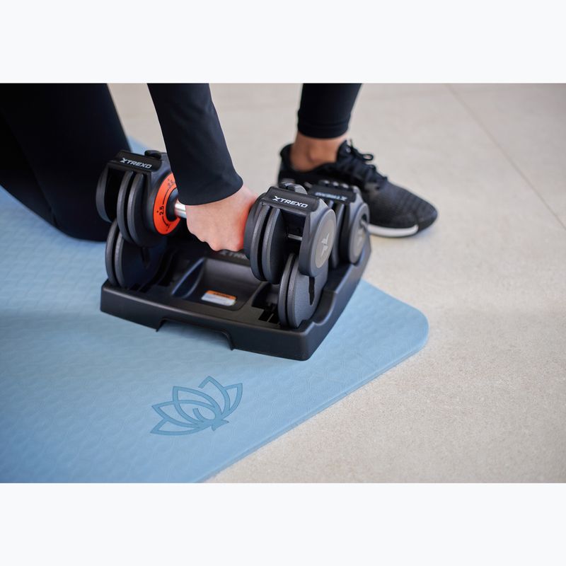 Комплект регулируеми дъмбели XTREXO 2 x 5,75 kg black 9