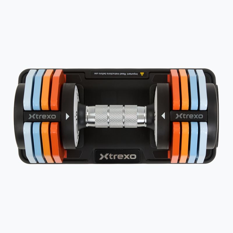 Комплект регулируеми дъмбели XTREXO 2 x 10 kg multicolor 3