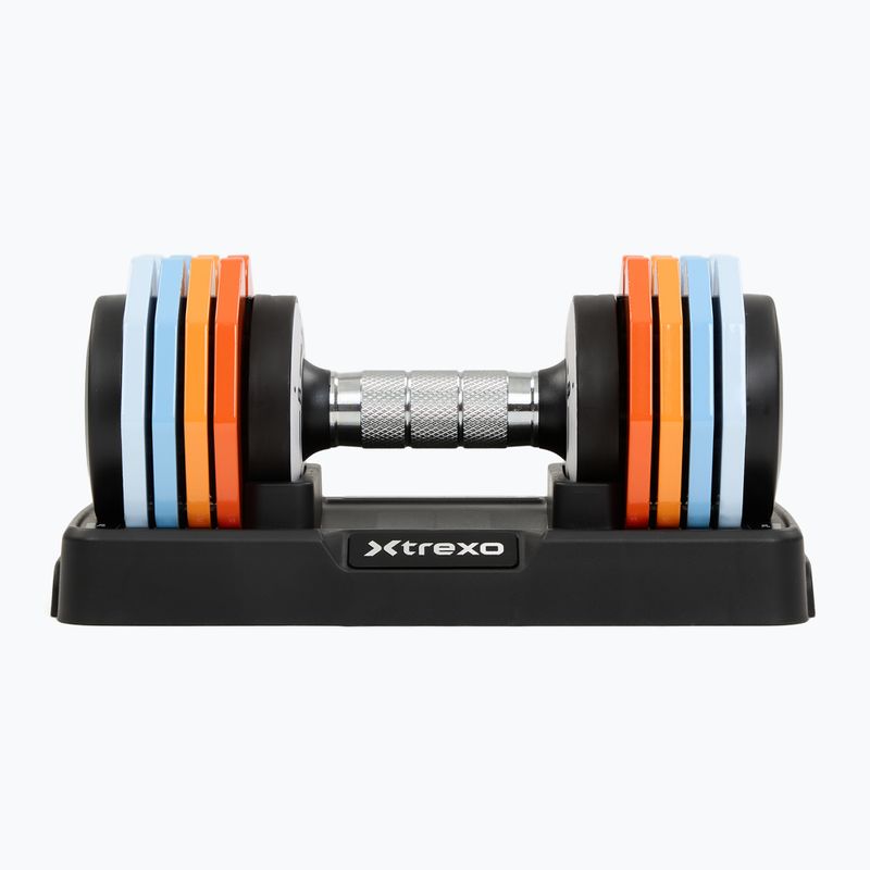 Комплект регулируеми дъмбели XTREXO 2 x 10 kg multicolor 4