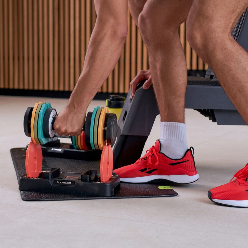 Комплект регулируеми дъмбели XTREXO 2 x 10 kg multicolor 9