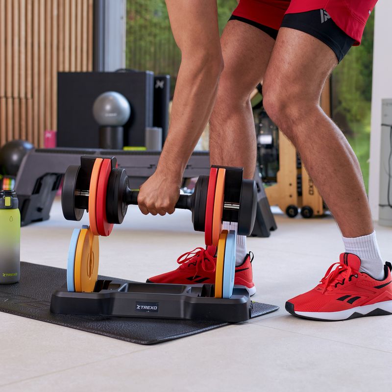 Регулируем дъмбел XTREXO 25 kg multicolor 9