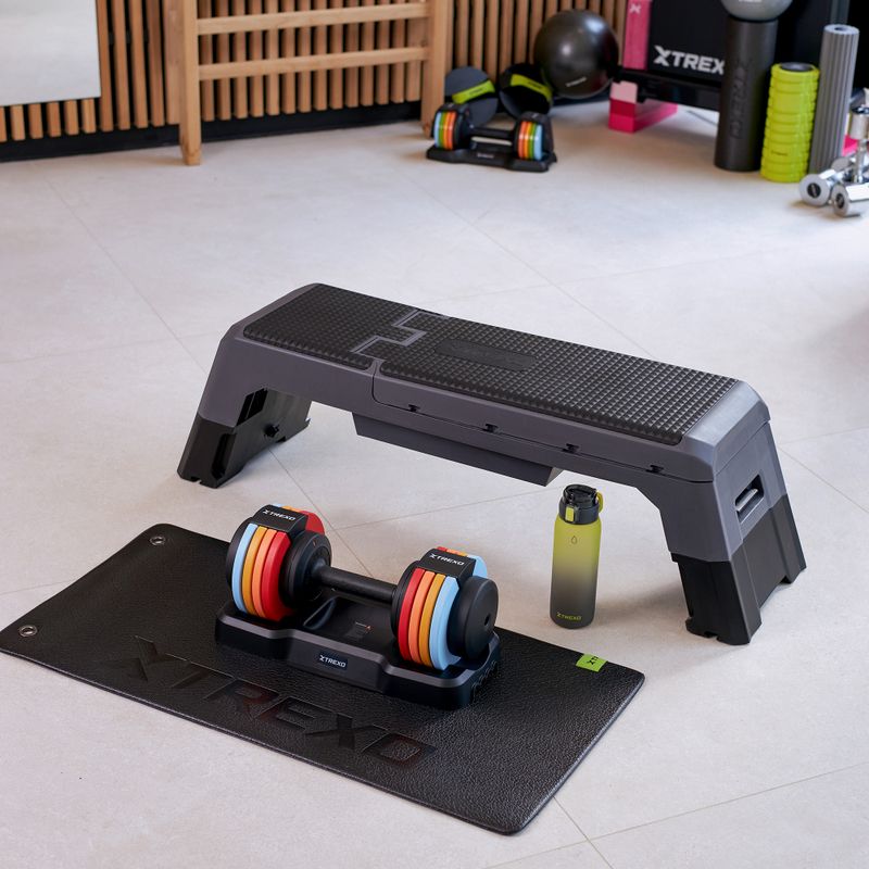 Регулируем дъмбел XTREXO 25 kg multicolor 11