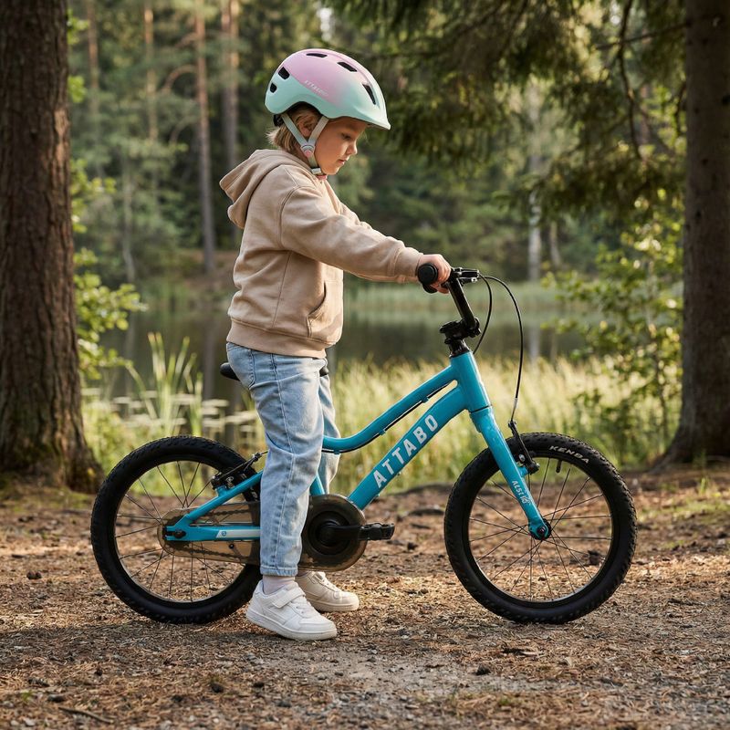 Детски велосипед ATTABO EASE 16" 7.3 кг тюркоаз 6