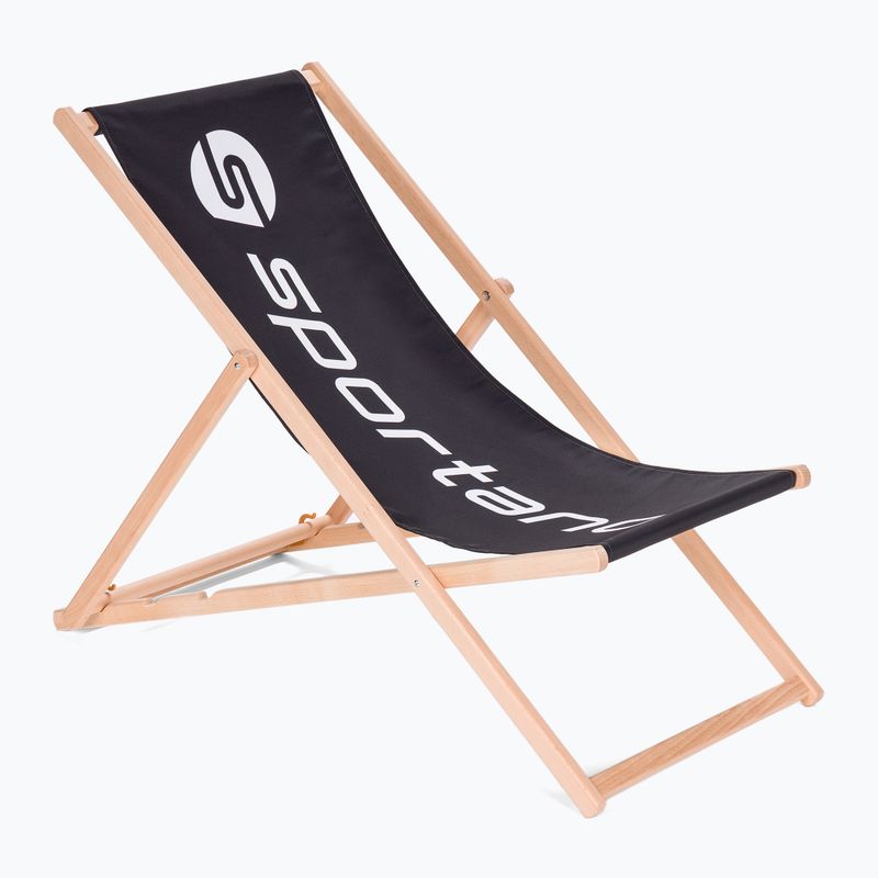 Регулируем градински шезлонг Sportano LSR01310 черен