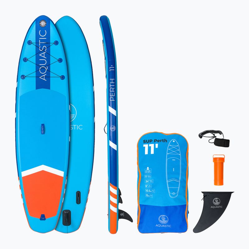 SUP AQUASTIC Perth 11'0 син AQS-SUP001