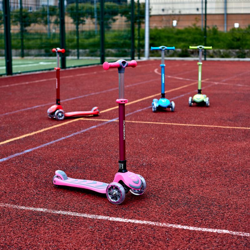 Детски триколесен скутер HUMBAKA Mini T розов HBK-S6T 14