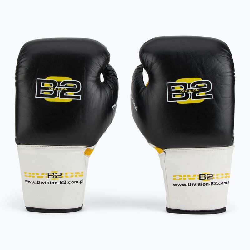 Боксови ръкавици DIVISION B-2 DIV-PFG1500 Pro Pro 3-Layer Foam black/white 2