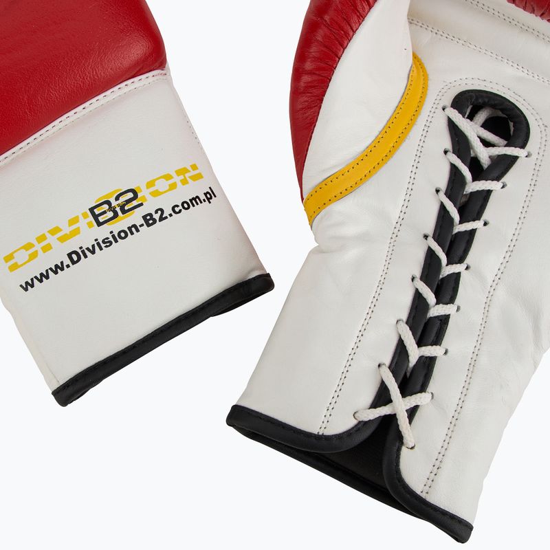 Боксови ръкавици DIVISION B-2 DIV-PFG1500 Pro 3-Layer Foam red/white 6