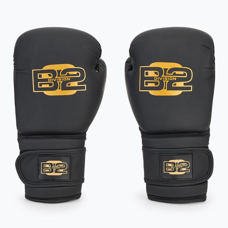 Боксови ръкавици DIVISION B-2 Pro Carbon black/gold 2