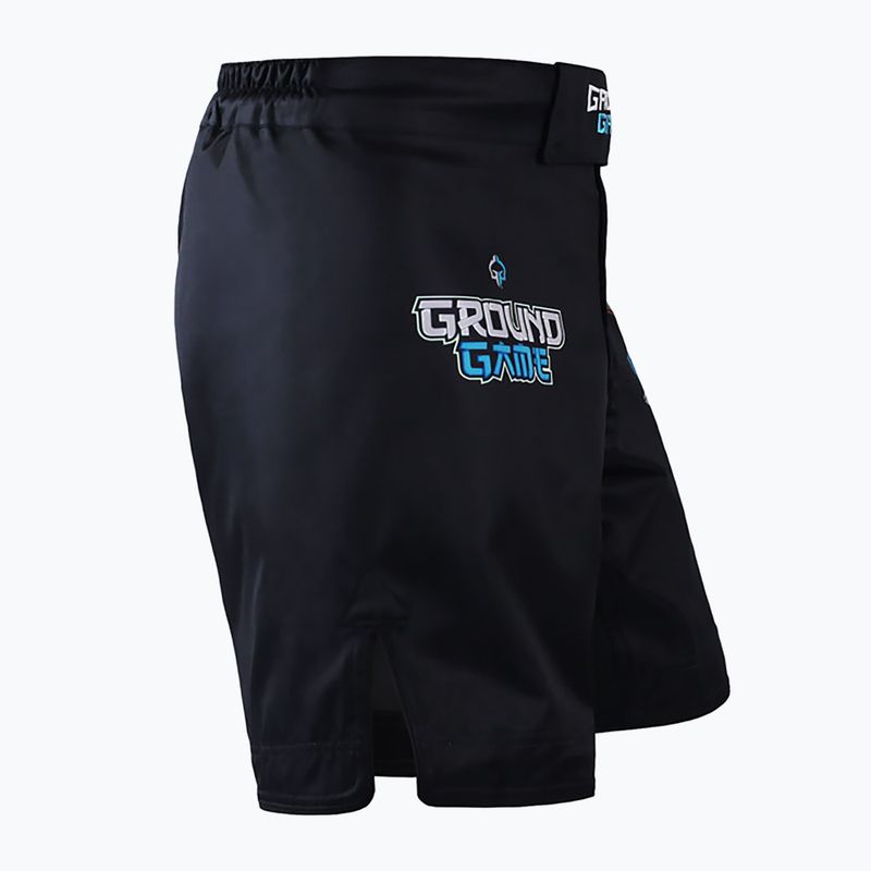 Ground Game MMA Yokai 3.0 мъжки ММА шорти черни 22SHORTSMMAYOK3 2