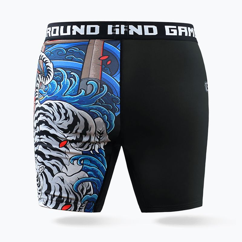 Ground Game Vale Tudo Yokai 3.0 мъжки шорти за тренировка черно/мултицвят 2