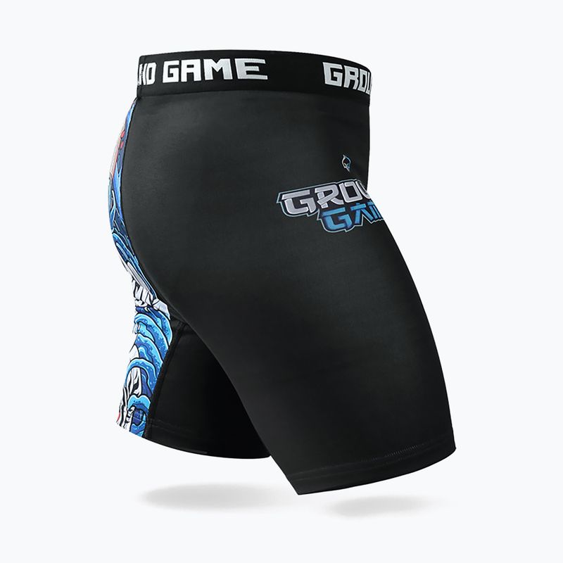 Ground Game Vale Tudo Yokai 3.0 мъжки шорти за тренировка черно/мултицвят 4