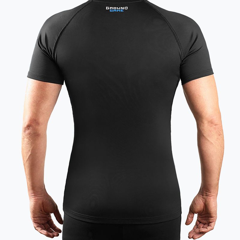 Мъжки рашгард Ground Game Essential black 22RASHESLOGOSS 3