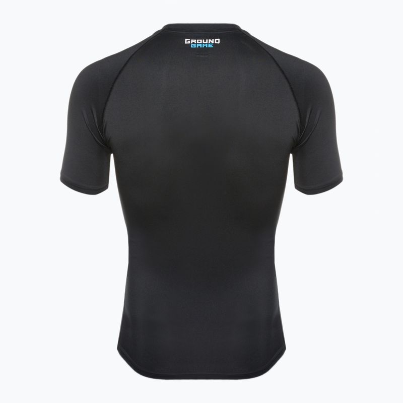 Мъжки рашгард Ground Game Essential black 22RASHESLOGOSS 5