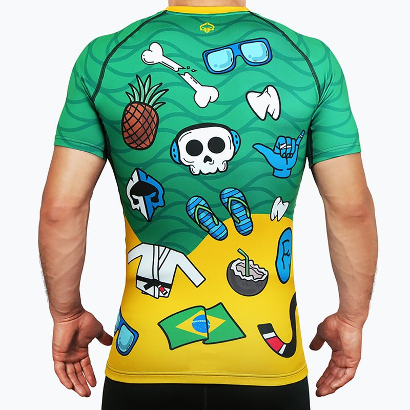 Мъжки рашгард Ground Game Copacabana multicolor 2