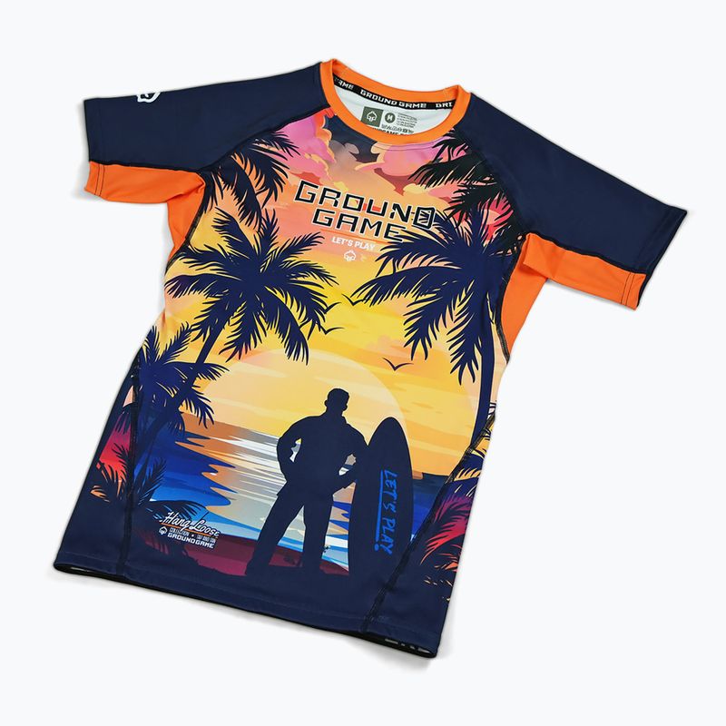 Мъжки каскет Ground Game Rashguard Hang Loose многоцветен 3
