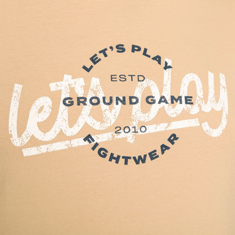 Мъжка тениска Ground Game Play кафява 4