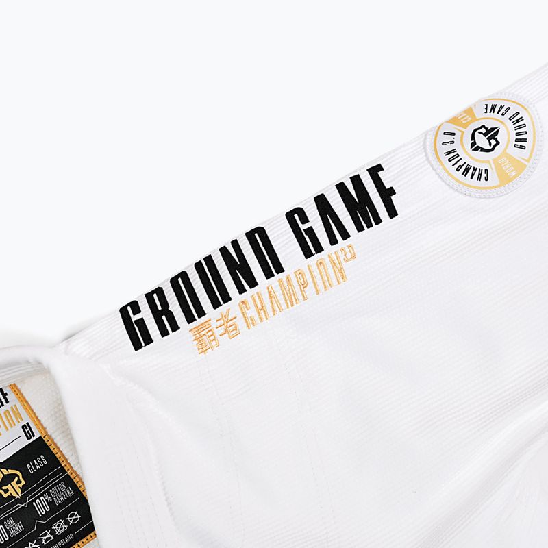 GI за бразилско жиу-житцу Ground Game Champion 3.0 white 17