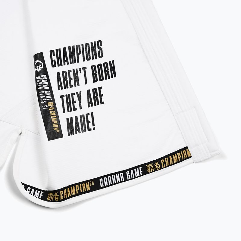 GI за бразилско жиу-житцу Ground Game Champion 3.0 white 19