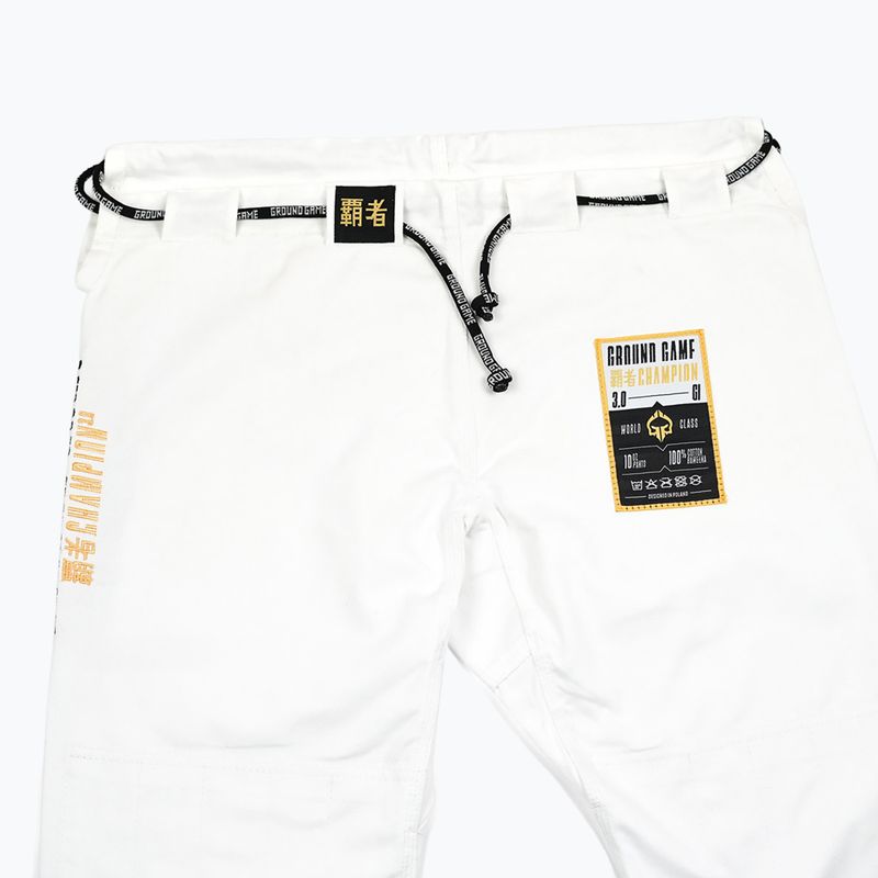 GI за бразилско жиу-житцу Ground Game Champion 3.0 white 20