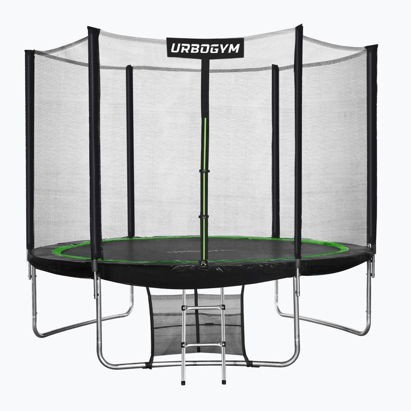 Градински батут Urbogym Classic 312 cm черен 10FT