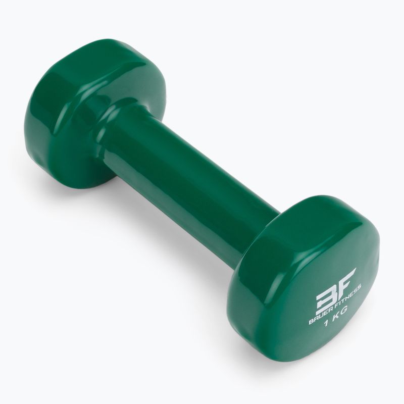 Винилова гира Bauer Fitness 1 кг жълта AC-1402 2