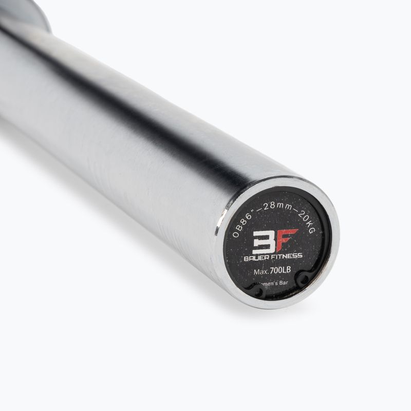 Хромирана олимпийска щанга на Bauer Fitness AC-116 3