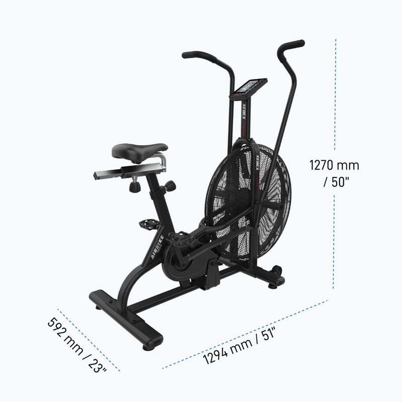 Пневматичен велосипед Xebex Air 1000 black 8