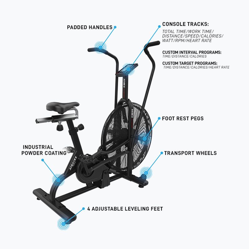 Пневматичен велосипед Xebex Air 1000 black 9