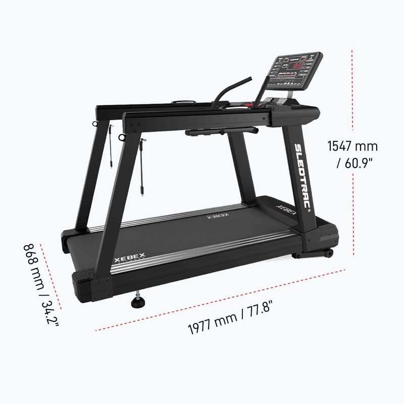 Електрическа пътека за бягане XEBEX SledTrac 6000 black 12