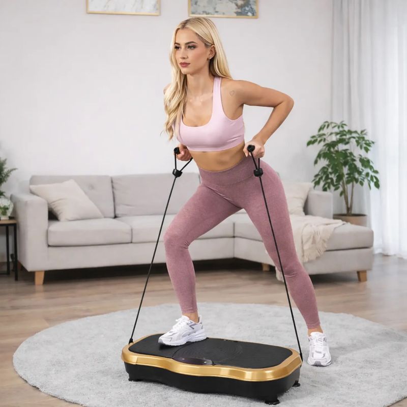 Вибрационна платформа Extralink Moonwalk Spin Move black/gold 14