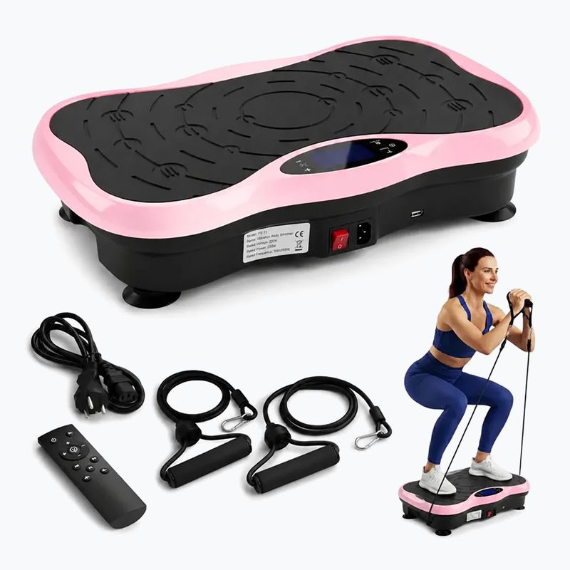 Вибрационна платформа Extralink Moonwalk Spin Move black/pink 7
